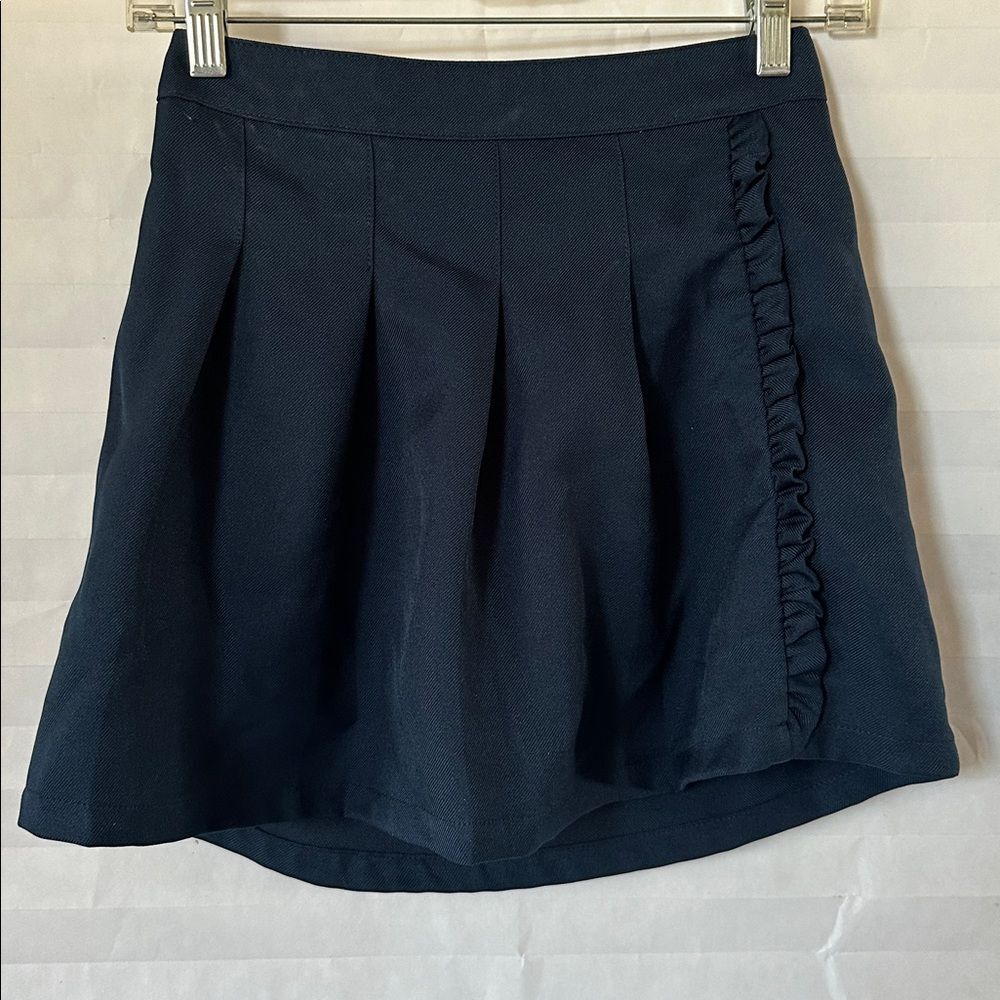 Wonder Nation Dark Blue Skort Size 10 Girls Casual School Uniform Skirt Shorts